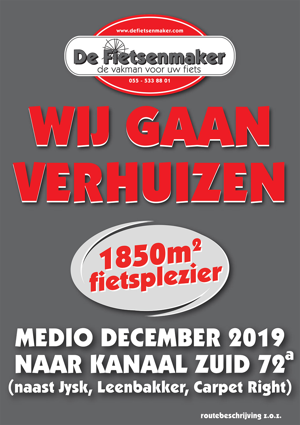 Wij gaan verhuizen